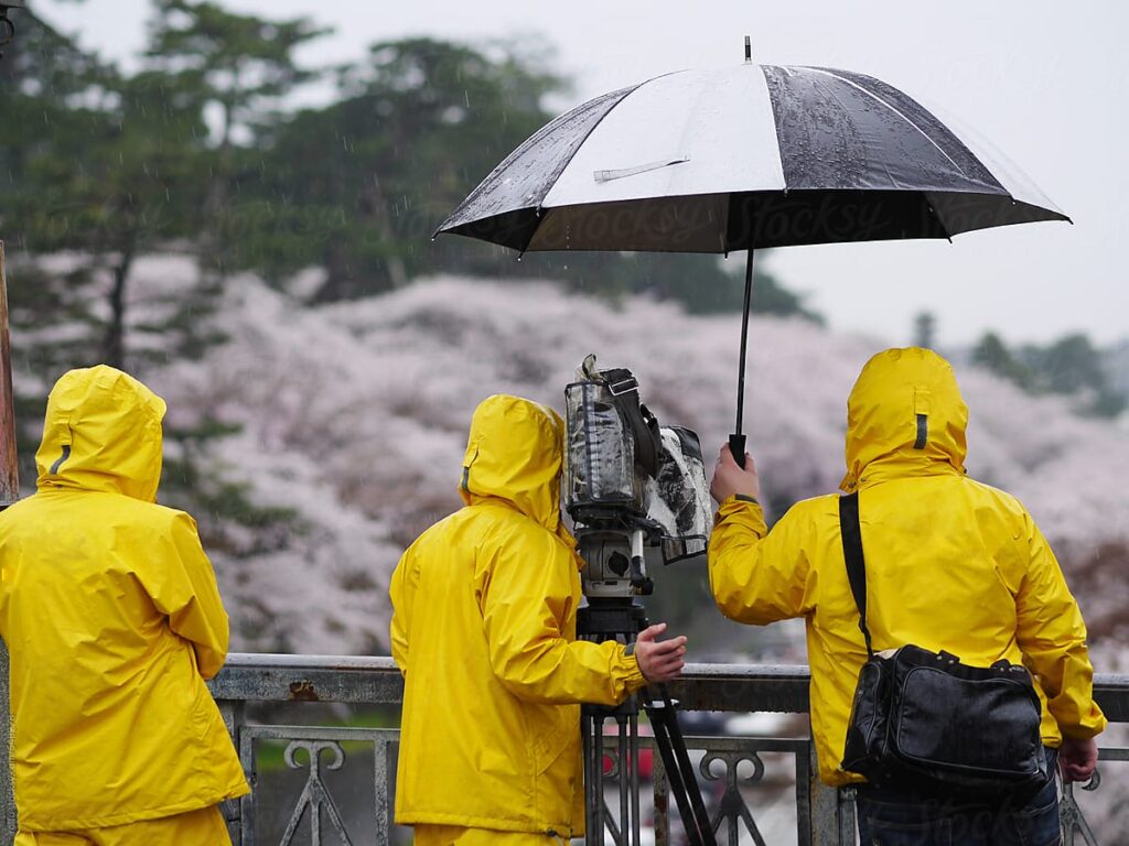 Desafios de filmar em dias de chuva: dicas para obter uma filmagem perfeita